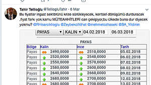 Müteahhitler Sosyal Medya'da Dertleşiyor