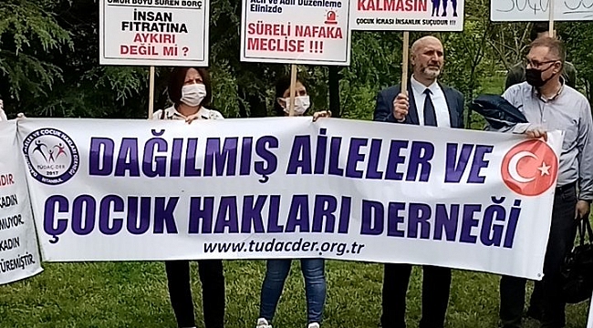 Türk aile yapısını bozan 6284 nolu yasa mağdurları Ankara'da açıklamalar yaptı
