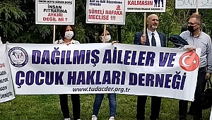 Türk aile yapısını bozan 6284 nolu yasa mağdurları Ankara'da açıklamalar yaptı