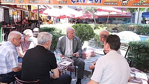 Baran’dan Sıhhiye esnafına ziyaret
