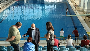 Keçiören’deki olimpik havuzda geleceğin şampiyonları yetişiyor