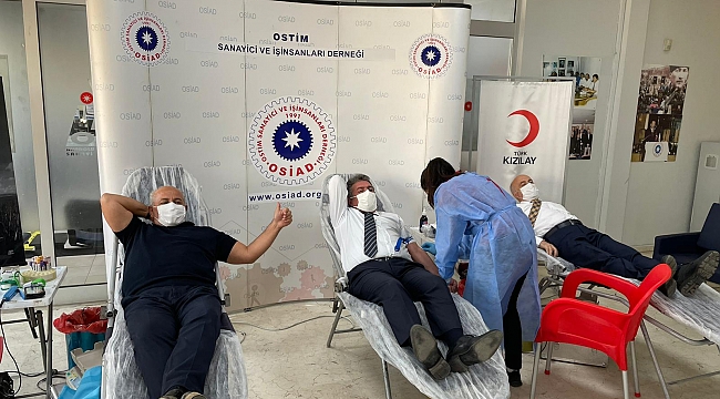 OSİAD ailesinden kan bağışı
