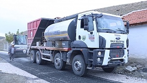 Bala’da yol çalışmaları artıyor