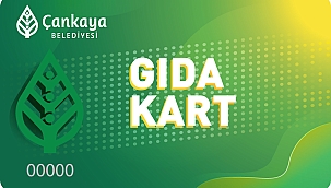 Çankaya’dan bir destek daha: “gıda kart” 