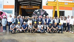 Yerli tünel açma makinasının içme suyu hattına çalışacak