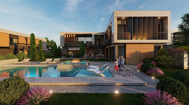 Ankara'da yaşamda konforu, ulaşımda rahatlığı sunan villa projesi