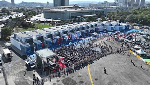 Ankara ilçe terminali ve balıkçı hali düzenlenen törenle hizmete alındı