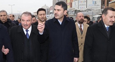 Bakan Kurum'dan esnafa ziyaret