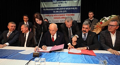 Yenimahalle’den işçinin yüzünü güldüren sözleşme