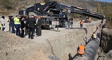 Mamak-gölbaşı içme suyu hattı tamamlandı