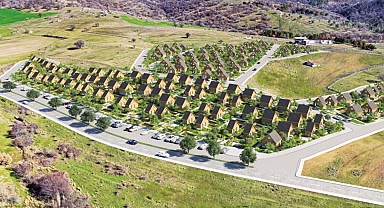 Bungalov mahallesi kuruyor