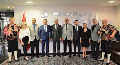 Ankara kulübü derneği Ankara sanayi odasını ziyaret etti