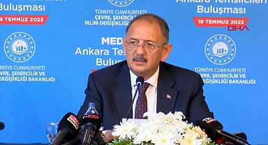 Bakan Özhaseki: Hedef bir yıl içinde bitirmek