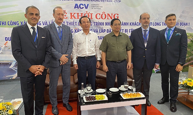 IC İçtaş İnşaat’ın Vietnam’daki yeni projesi Long Thanh Havalimanı’nın temeli atıldı