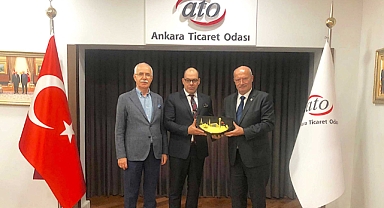 Polonya büyükelçisi Rauf Alp Denktaş ATO’yu ziyaret etti
