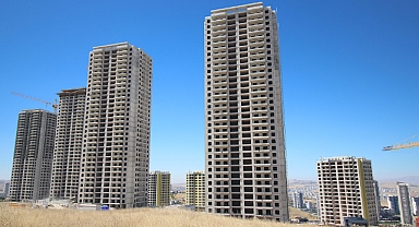 Akçalı konutlarının inşaatları aralıksız devam ediyor