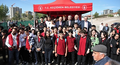Keçiören’de lavanta bahçesi kapalı spor salonu’nun temeli atıldı