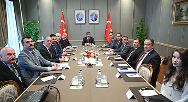 ATO Cumhurbaşkanı yardımcısı Yılmaz’ı ziyaret etti