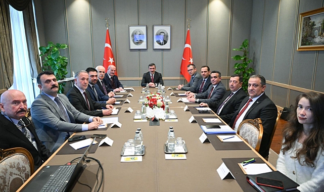 ATO Cumhurbaşkanı yardımcısı Yılmaz’ı ziyaret etti