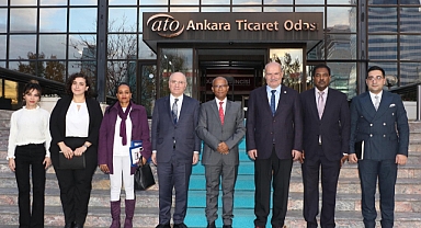 Etiyopya büyükelçisi ATO’yu ziyaret etti