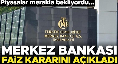 Son dakika... Merkez Bankası faiz kararını açıkladı