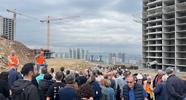 Akçalı kooperatif üyeleri inşaat çalışmalarını yerinde inceledi