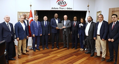 Maputo’nun belediye başkanı Manhique ve beraberindeki heyeti ATO’yu ziyaret etti