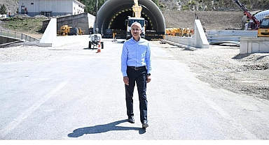 Bakan Uraloğlu açıkladı: Bolu Dağı Tüneli'ndeki çalışmalar 10 gün erken bitecek