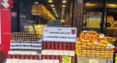 Ankara’da 1 milyon 275 bin liralık sahte gıda operasyonu