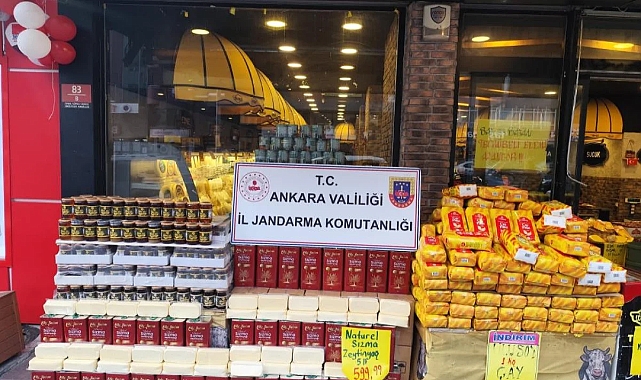 Ankara’da 1 milyon 275 bin liralık sahte gıda operasyonu