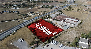 Ankara Gölbaşı Oğulbey'de Konya yoluna cepheli sanayi arsası yatırımcılara sunuldu