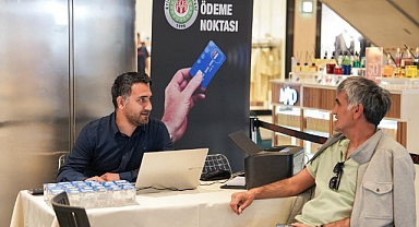 Etimesgut’ta avm’de vergi ödeme noktası
