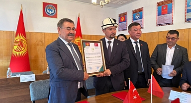 Gölbaşı, Kırgızistan’ın Balıkçı şehri ile kardeş şehir oldu
