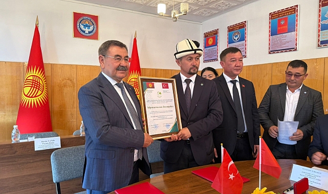Gölbaşı, Kırgızistan’ın Balıkçı şehri ile kardeş şehir oldu