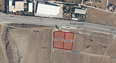 Hasanoğlan’da bulvar cepheli 9 bin 337 m2 satılık sanayi arsası