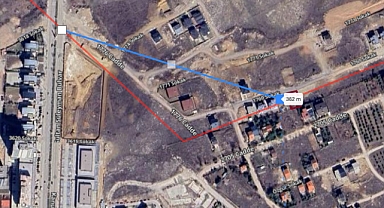 Beytepe'de bulvara yakın 454 m2 satılık villa arsası