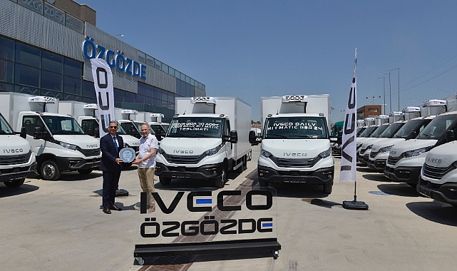 IVECO, yetkili satıcısı Özgözde Ankara'dan Zirve Gıda'ya 70 adet daily kamyonet teslim etti