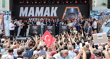 Mamak trafiğini rahatlatacak metro inşaatı başladı