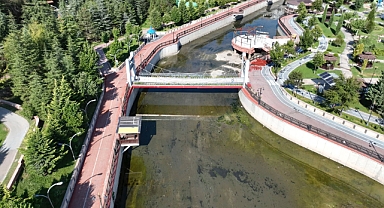 Ankara çayı'nda temizlik çalışması: 8 ayda 15 kamyon malzeme çıkarıldı