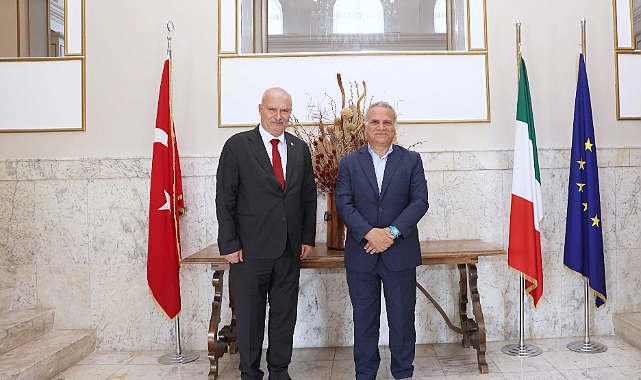 ATO Heyeti İtalya Büyükelçisi Marrapodi’yi ziyaret etti