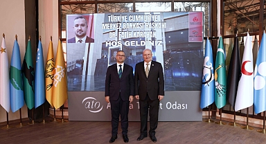 ATO heyeti taleplerini merkez bankası başkanı Karahan'a iletti