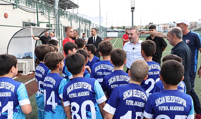 Geleceğin yıldız futbolcuları Sincan’da yetişiyor