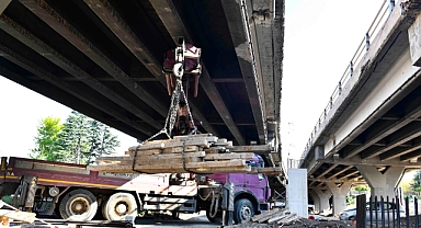 Keçiören fatih köprüsü’nde yol genişletme çalışmaları başladı
