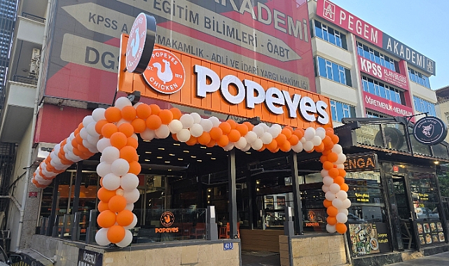 Popeyes Çankaya’da açtığı iki yeni lokasyonda hizmet verecek
