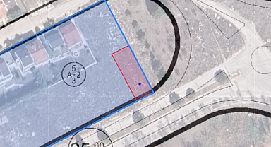 Ahlatlıbel’de köşe parsel satılık kupon arsa