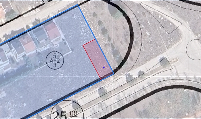 Ahlatlıbel’de köşe parsel satılık kupon arsa