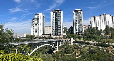Ankara Dikmen Vadisi park vadi evlerinde manzaralı teras dubleks
