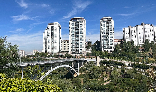 Ankara Dikmen Vadisi park vadi evlerinde manzaralı teras dubleks