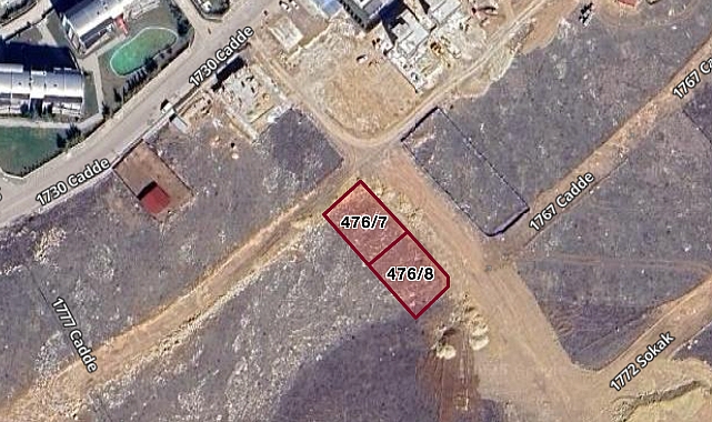 Beytepe'de 1.097 m2 köşe konumlu kupon arsalar satışa sunuldu