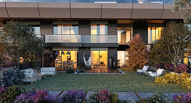 Gardenia Çayyolu Sitesinde 4+1 bahçeli satılık lüks konut